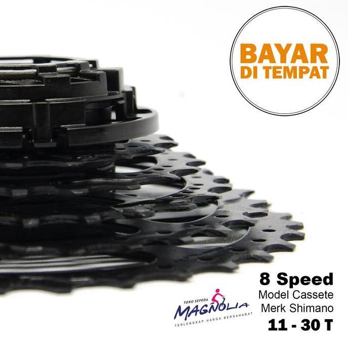 Promo Sproket Cassete 8 Speed 11-30T Gir Sepeda Shimano Diskon