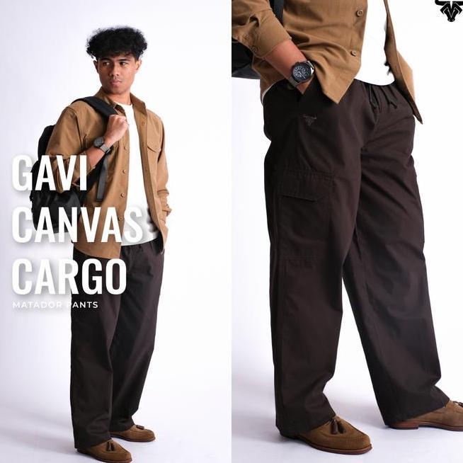 Matador Gavi Canvas Matador Gavi Canvas Cargo Pants Gombrong Baggy Celana