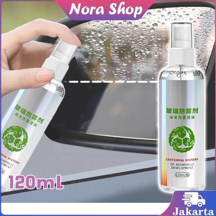 GUNEMANE Pembersih Kaca Mobil Pembersih Jamur Kaca Depan Mobil Anti Air Fog Kaca Mobil 120ML
