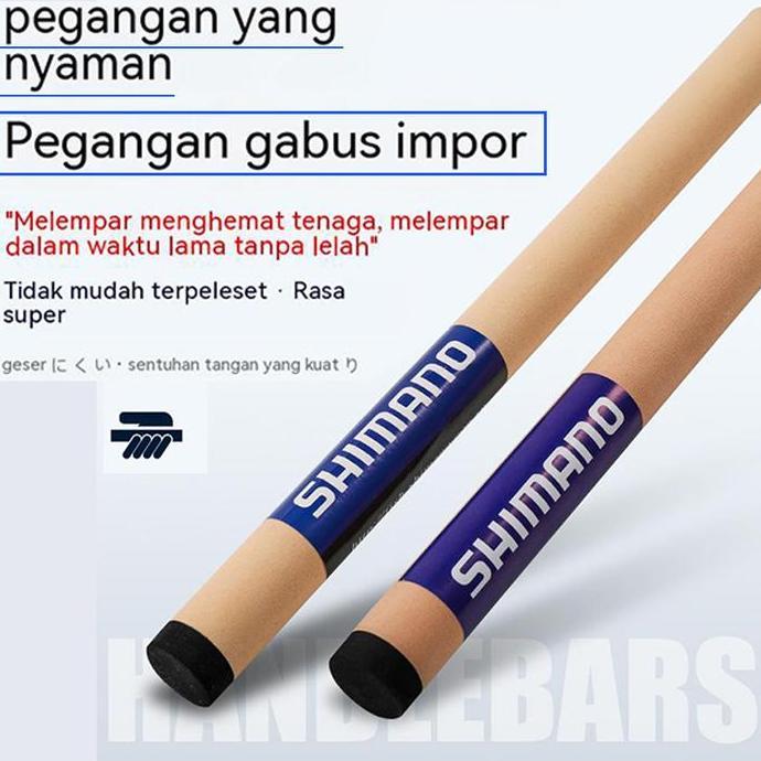 SHIMANO Joran Pancing Travel Portable 1.8m-3m Joran Pancing ultralight Power Rod Joran Karbon Bodi S