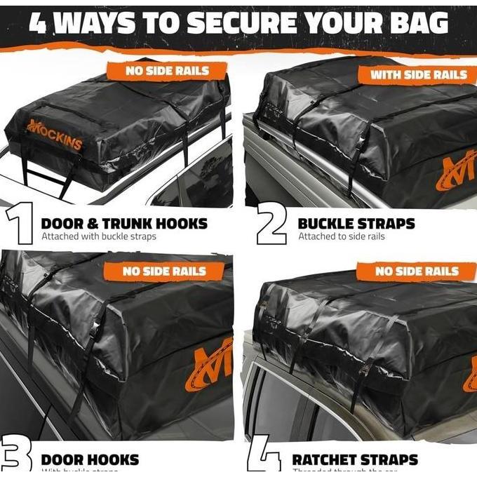 Roof Bag Roof Rack Car Brand Mockins Sedang Miliki