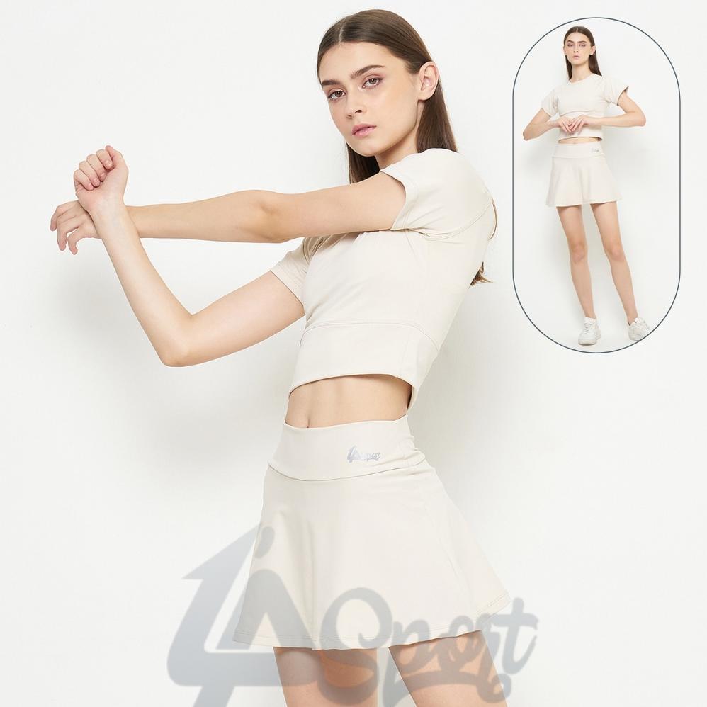 ORIGINAL SET OLAHRAGA CROP BAWAHAN ROK PENDEK / SET ZUMBA / SET AEROBIC / SET SENAM / SET GYM