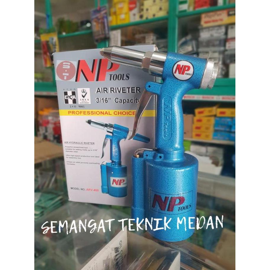 BEBAS ONGKIR - AIR RIVETER NP TOOLS TANG RIVET TENAGA ANGIN MERK NP TOOL