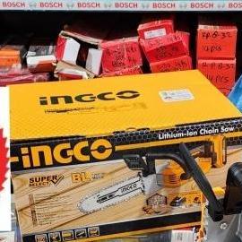 TERMURAH - CGSLI20851 CORDLESS MESIN GERGAJI CHAINSAW BATERAI 8" 20V UNIT INGCO