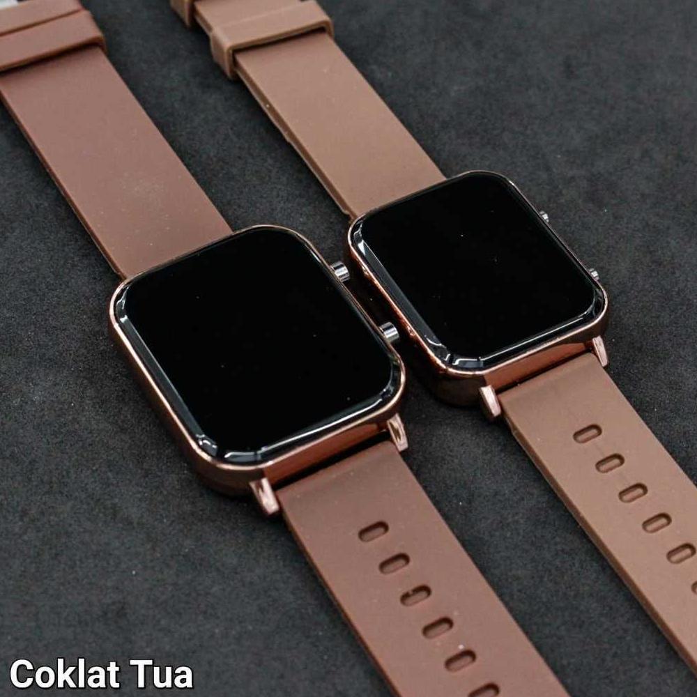 GARANSI JAM TANGAN PRIA WANITA LED WATCH / JAM TANGAN LED COUPLE / JAM LED CEWEK / JAM LED COWOK