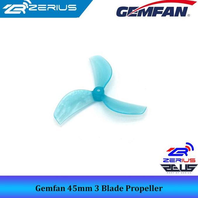 Gemfan 45mm 3 Blade 1mm / 1.5mm Shaft Propeller