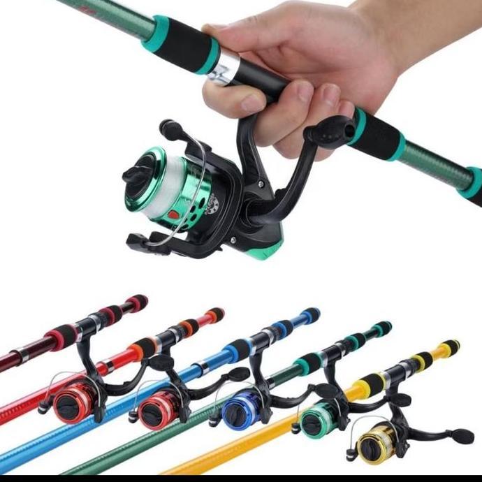 Satu set joran teleskoptik murah satu set joran murah