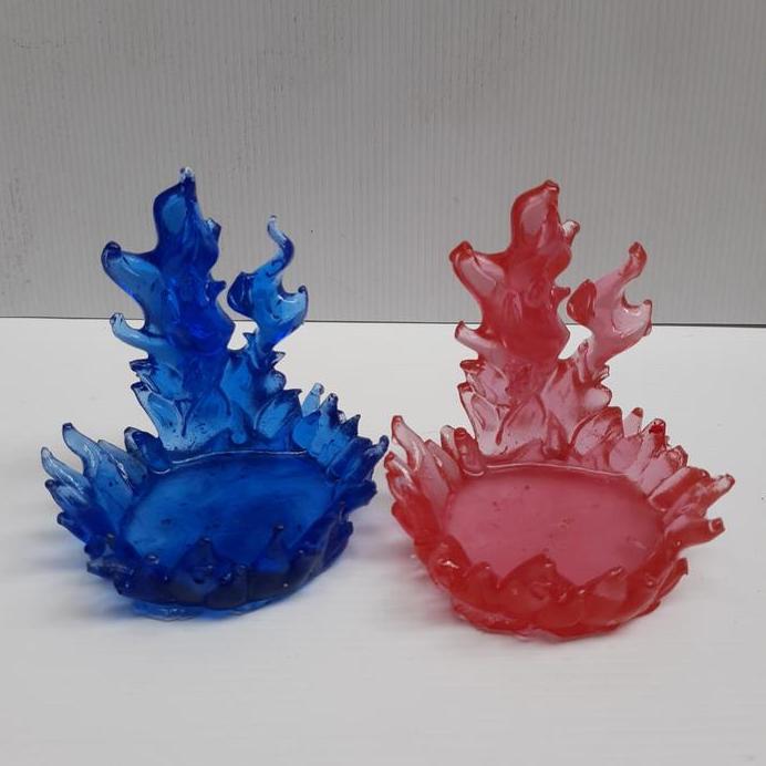 Diorama Efek Api for Shf Figma Revoltech Mafex Mezco Pokemon