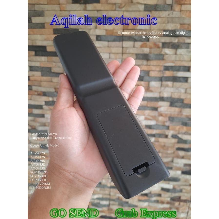 Remote tv akari lcd tv led tv smart connect RC-9920AS