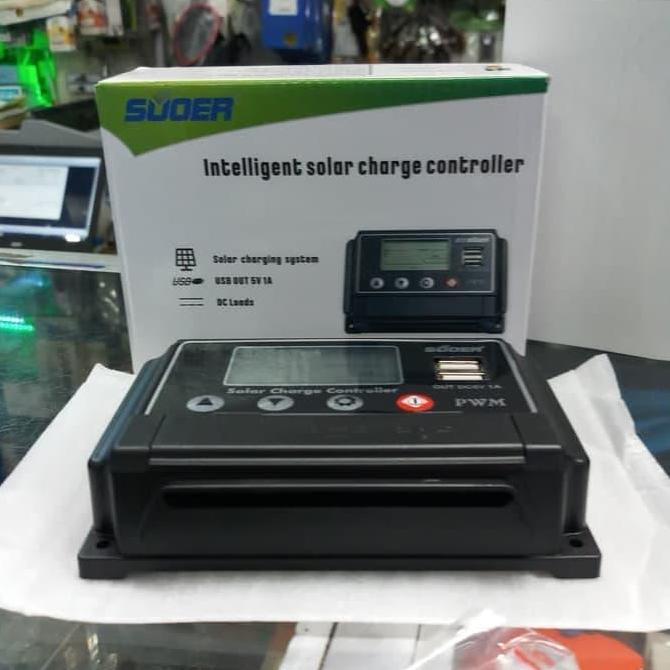 Suoer 12V 24V 30A PWM solar charger controller (ST-W1230)