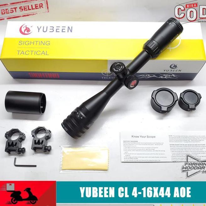 Teleskop Yubeen Cl 4-16X44 Aoeg Tahan Getar Telescope Yubeen 4-16X44