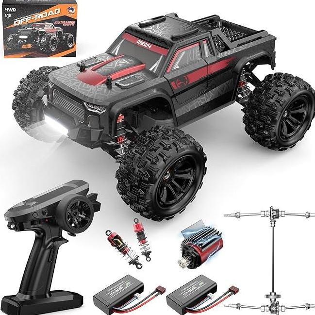Brushless RC Car, 4X4 RC Offroad Trucks, Portable RC Cars Fast