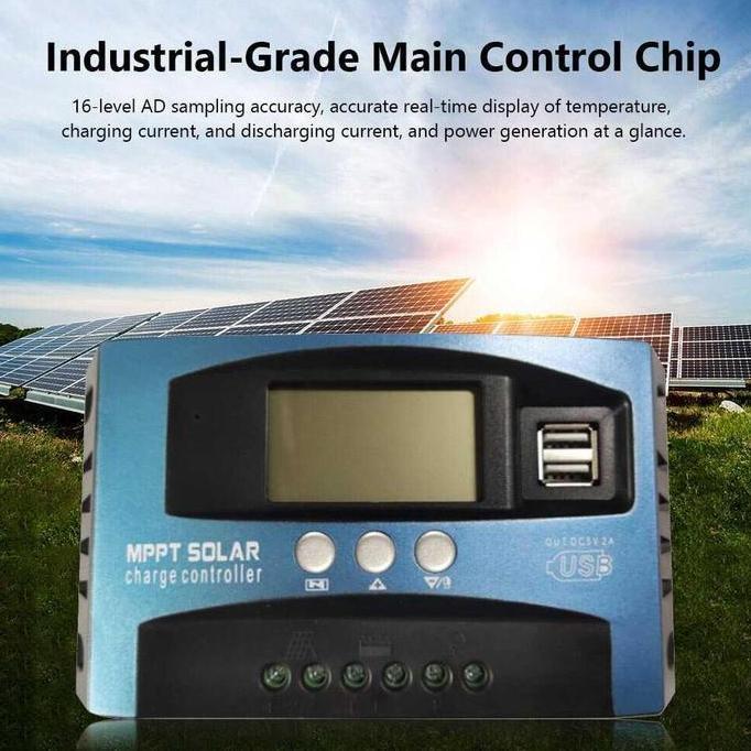 SCC MPPT 60 A 60A Solar Charger Controller LCD 12/24V MPS36