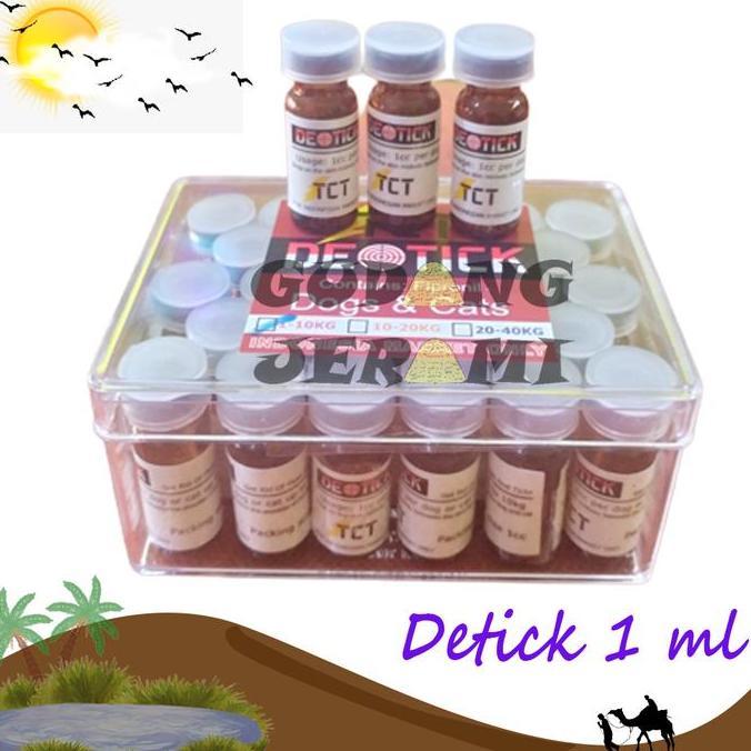 Ready OBAT KUTU TETES DETICK DETIK DETIC / OBAT KUTU ANJING KUCING