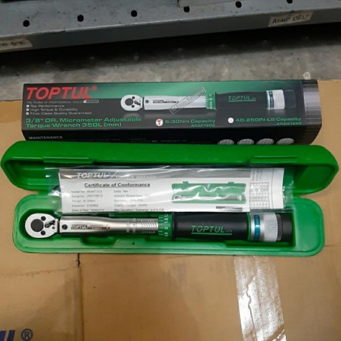Torque Wrench 1/4" DR 6-30NM ANAF0803 TOPTUL