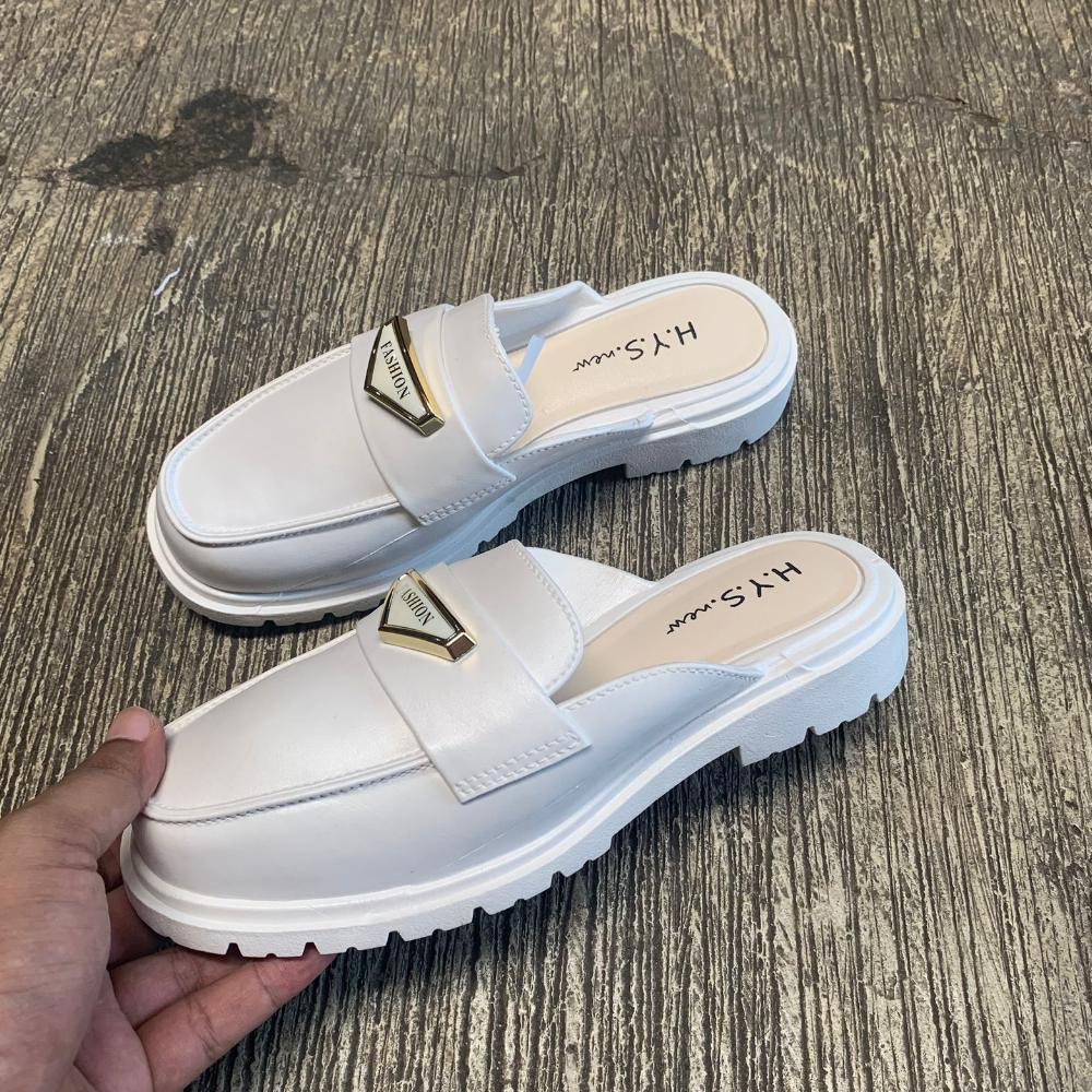 Grade Ori Sepatu Sandal Wanita Terbaru/Sepatu Flat Jelly Import Hys 1618/Sendal Karet Korea Kekinian