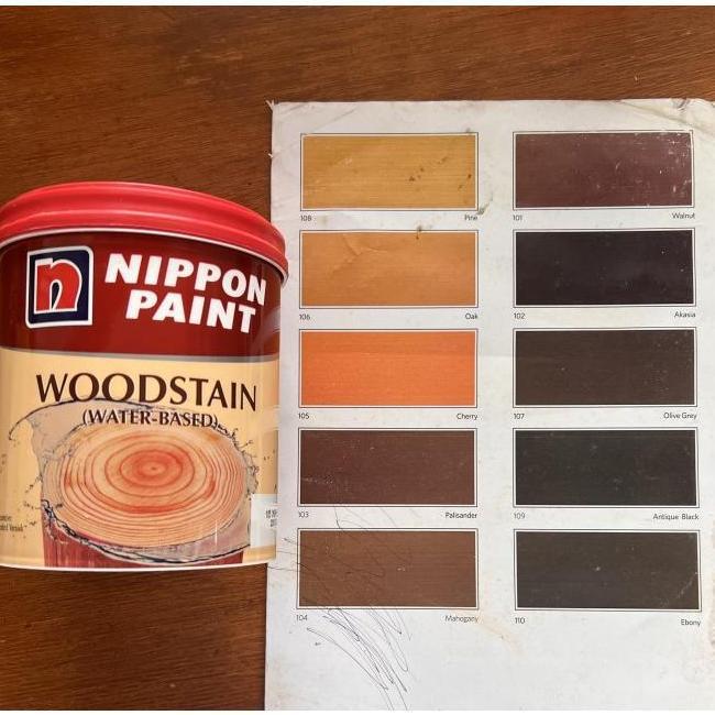 Nippon Woodstain Waterbased Cat Plitur Kayu