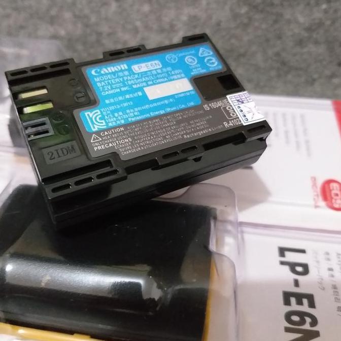 TERBARU - BATERAI CANON LP-E6 ( EOS 60D, 70D, 80D, 90D, 5D, 6D, 7D )
