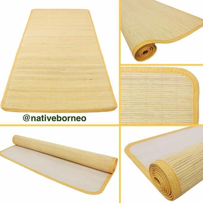 190 x 300 Tikar Rotan Saburina, Lampit Saburina Kalimantan, Tikar Bambu Alas Duduk, Tikar Lesehan, T