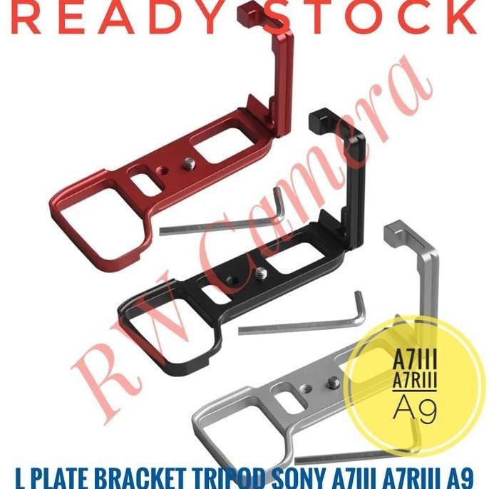 TERBARU - L Plat Sony A7iii Quick Release Plate Tripod A7Riii A9 A73 A7 Mark III