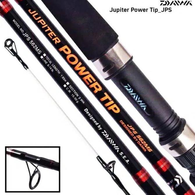 Joran Pancing Daiwa Jupiter Power Tip 150cm - 210cm (Original) Carbon Solid