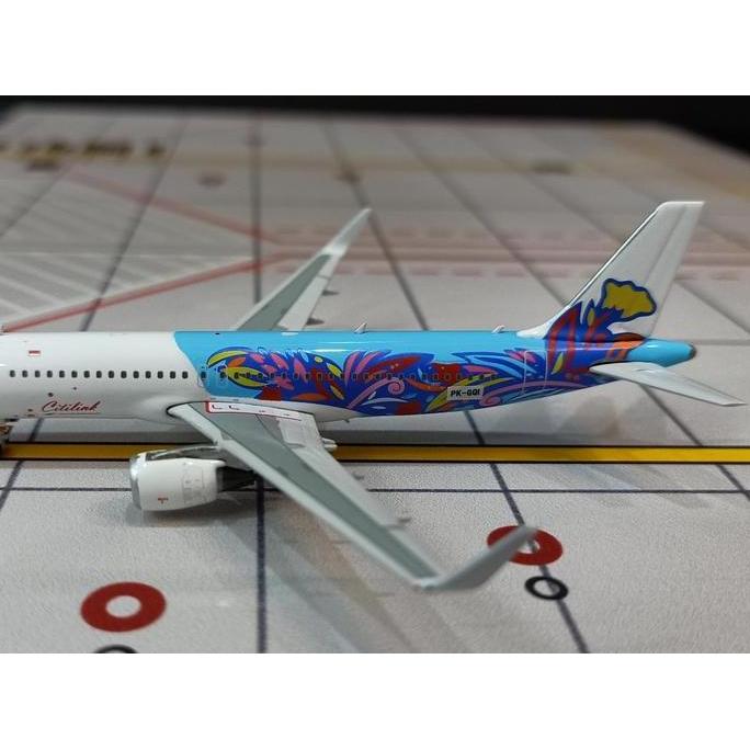 Citilink A320 Flowers PK-GQI Phoenix 1:400 Scale
