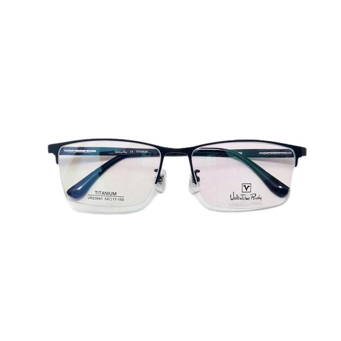 Frame kacamata Valentino Rudy Titanium Original VR23884 C1 Matte Black 59-17-150 size lebar big size