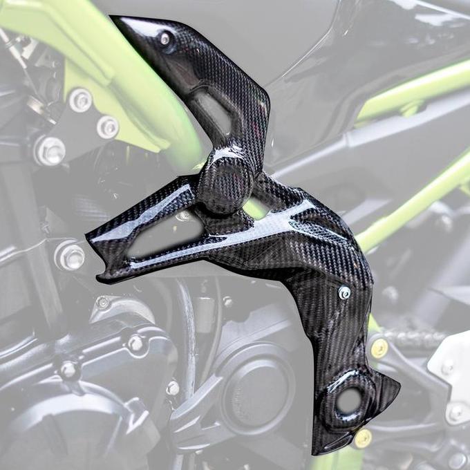 KABON KAWASAKI Z900 2020-up Frame Cover Carbon