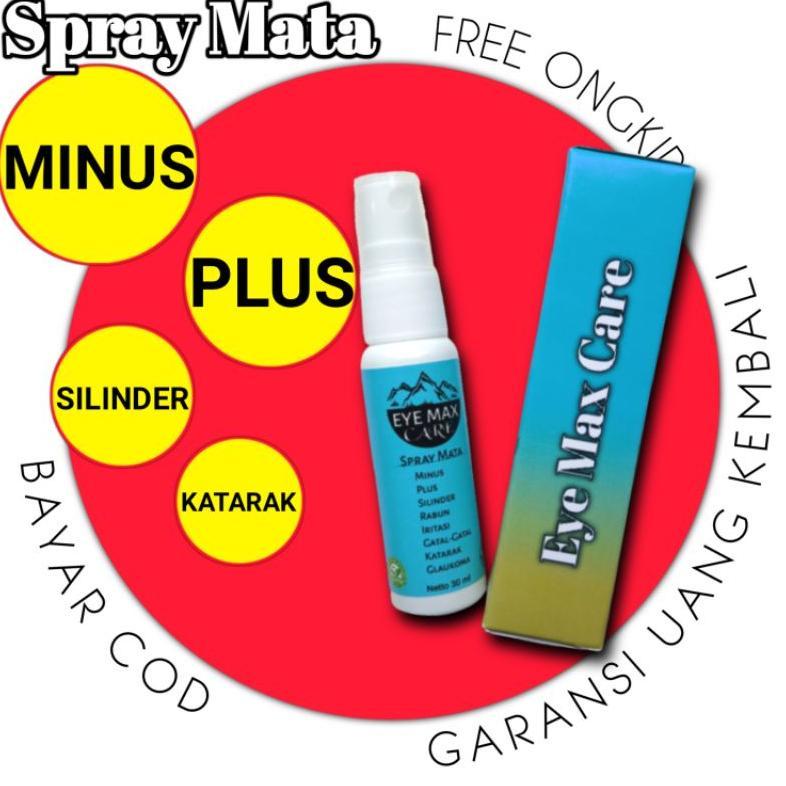EYE MAX CARE obat tetes mata minus plus silinder rabun jauh katarak - spray mata original terlaris