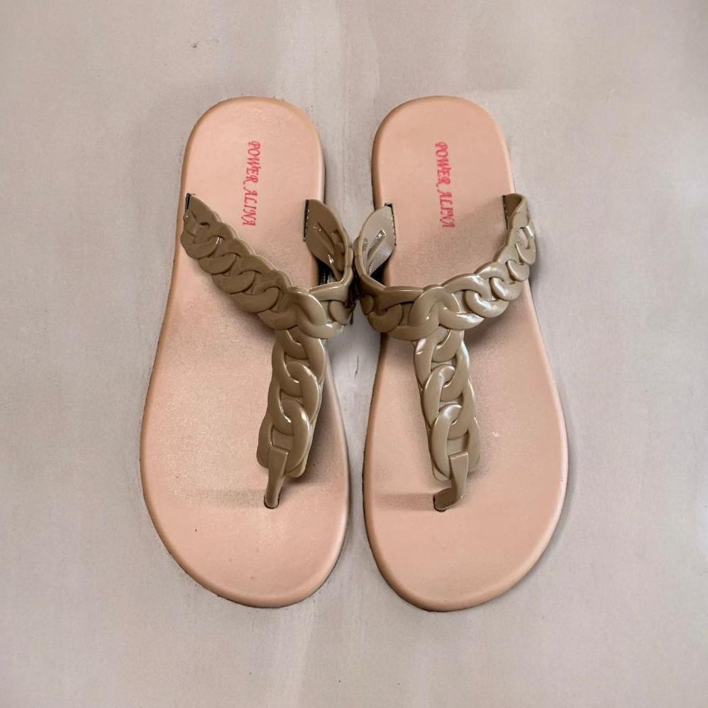 Saless Sandal Jelly Wanita Terbaru/Sendal Teplek Jepit Alina 2021/Sendal Flat Import Kekinian