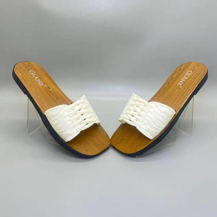 Grosir Size 37-41 323-13 Import Sandal Wanita Selop Sandal Jelly Karet Slip On Wanita Sandal Teplek