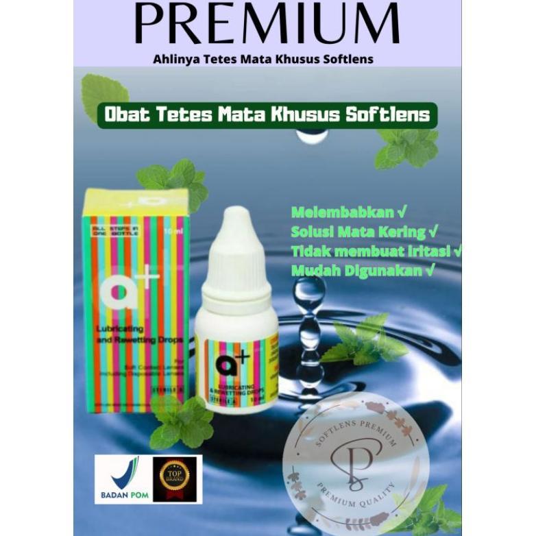 Obat Tetes Mata Khusus Softlens PREMIUM | Tetes Softlens A+ | Softlens Mata Kering | Softlens Anti I