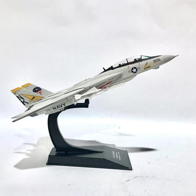 Miniatur Diecast Pesawat tempur F-14 TOMCAT skala 1:100