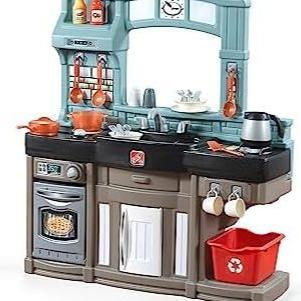 Step2 Best Chefs Kids Kitchen Playset, Indoor/Outdoor Kitchenette, Interactive Play with Light