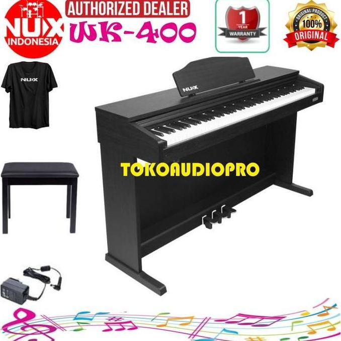 Nux WK-400 WK400 Digital Piano with Full Hammer Action Piano Nux Piano Digital