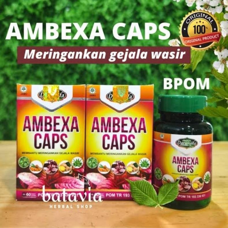 AMBEXA CAPS-Ambexa caps solusi tepat dan cepat atasi Wasir/ ambeien terlaris