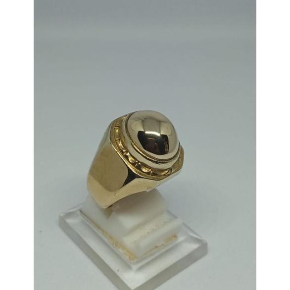 NEW cincin akik badar emas pancadatu nempel magnet [terbaik][terlaris]