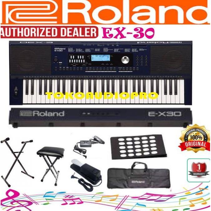 Ready  Roland Ex30 61-keys Keyboard Roland EX-30 Paket