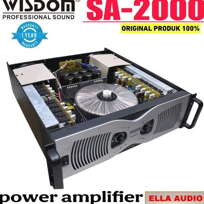 Ready  Power Wisdom SA2000 Amplifier Powered Wisdom SA-2000 Sa 2000 Class TD