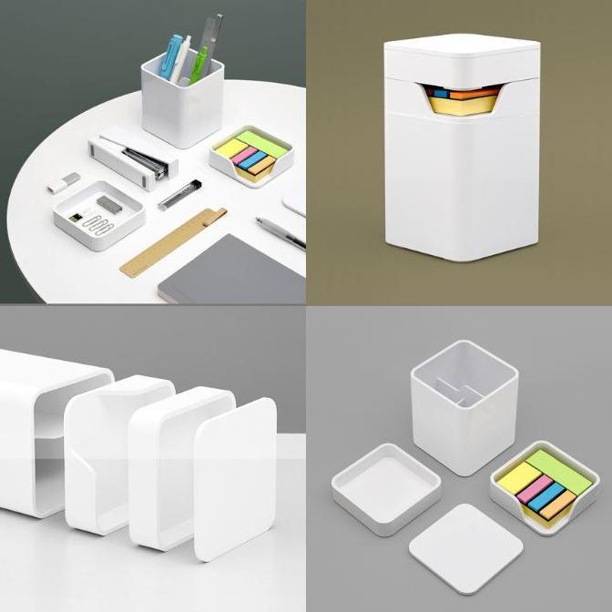 Rak Tempat Alat Tulis ATK Desk Organizer Set Pen Memo Holder