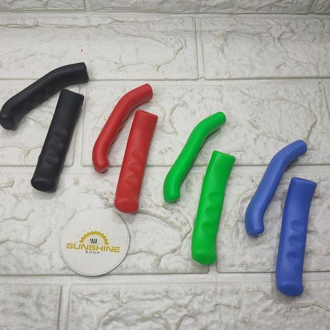Cover Karet Pelindung Handle Rem Sepeda MTB BMX Lipat Brake Lever Protector Sepasang