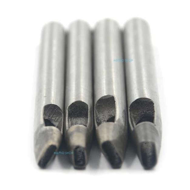 Plong Oval 4mm x 8mm - Punch Hole Leather Oval