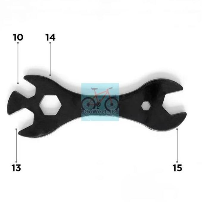 kunci alat tool kones cones sepeda kunci pas 10 13 15