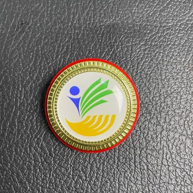 New  Pin Kementerian Sosial Bros Kemensos Emblem Kemensos -Magnet