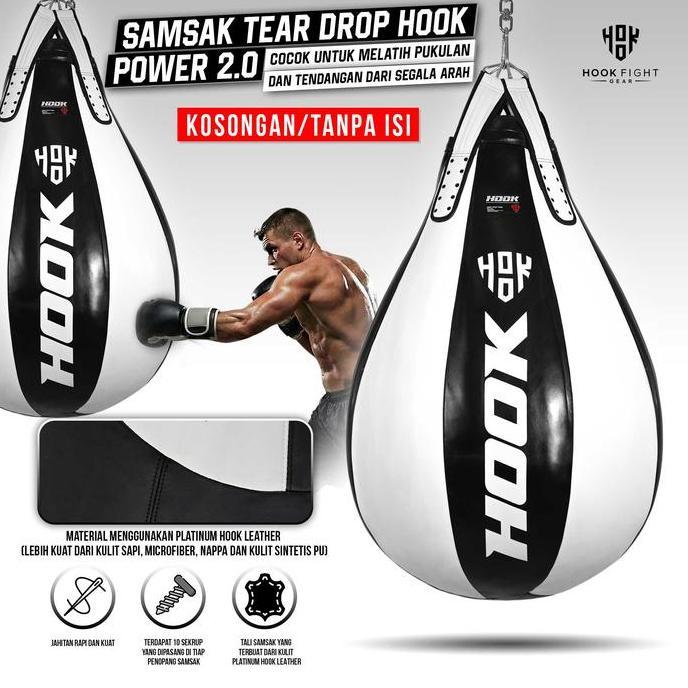 Samsak Tinju Teardrop Heavy Bag, Samsak Uppercut, Samsak Gantung, Samsak Tinju Gantung, Sansak Tinju