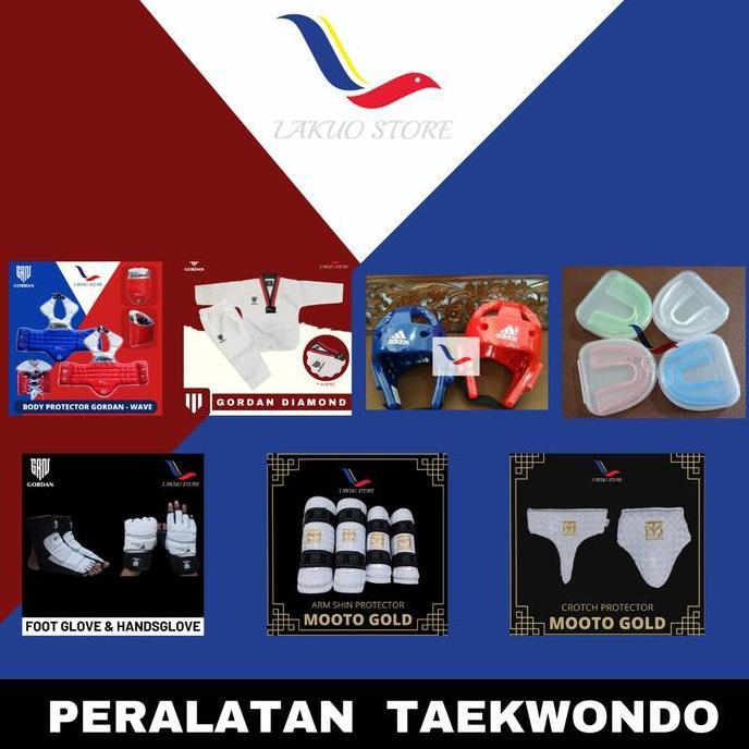 PERALATAN TAEKWONDO LENGKAP / FULL SET CUSTOM / PERLENGKAPAN TAEKWONDO