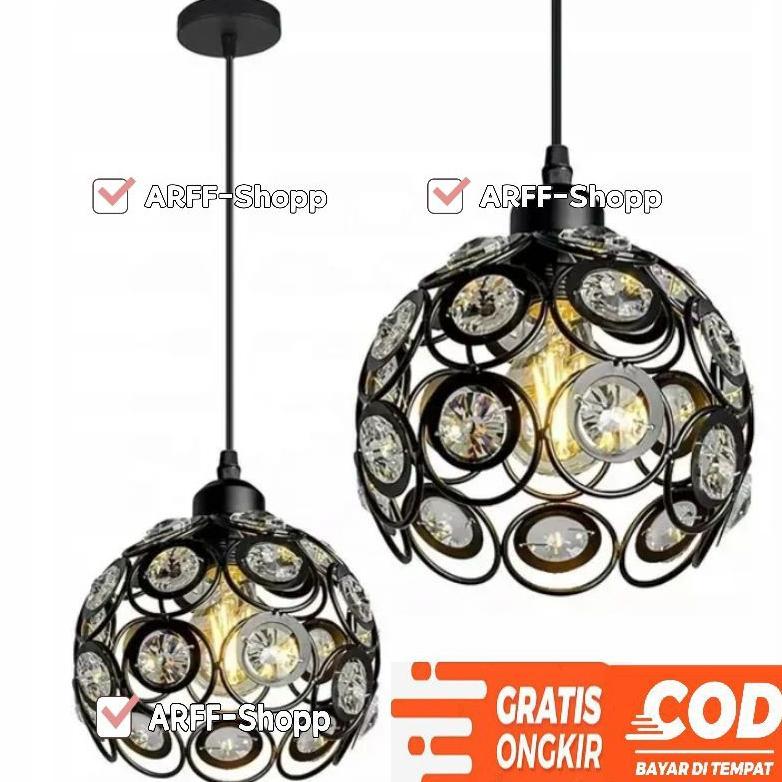 Terlaris Lampu Gantung Hias Kristal Minimalis Elegan