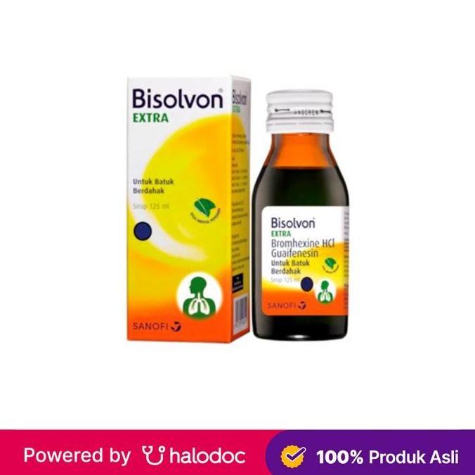 Bisolvon Extra Sirup 125 Ml - Obat Batuk & Flu - Halodoc