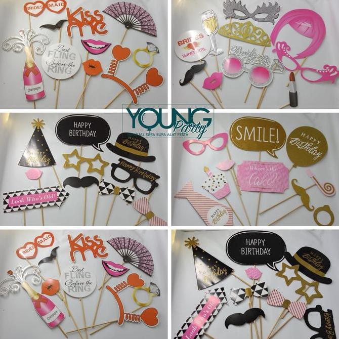 Ready  photo props /photo props narsis/properti photo booth
