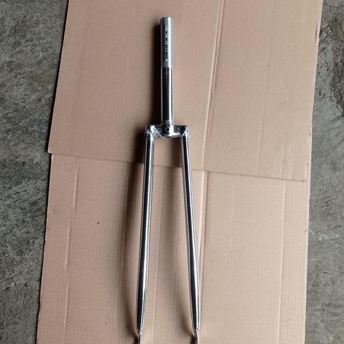 Ready fork sepeda 27 balap roadbike fixie jadul crome chrome taiwan